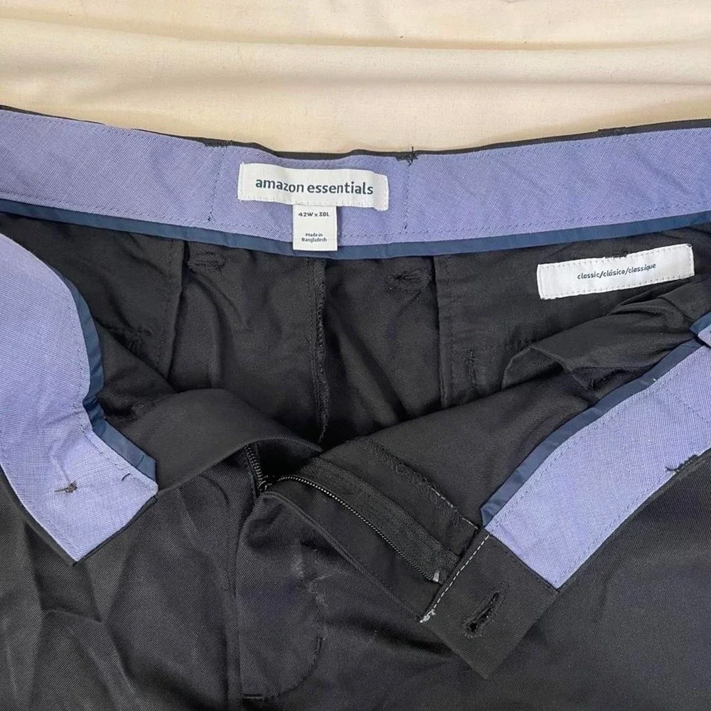 Amazon Essentials Black Dress Pants